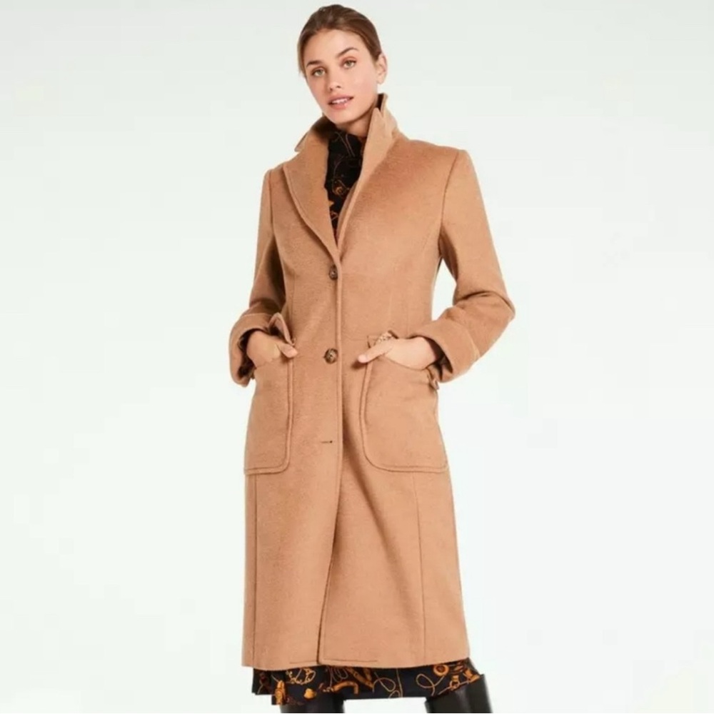 Brooks Brothers Elegant Camel Women's Coat